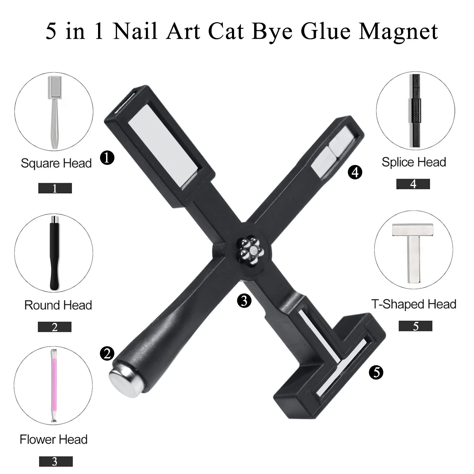 5-in-1 Cat Eye Nail Magnet - DIY Nail Tool - Image 5