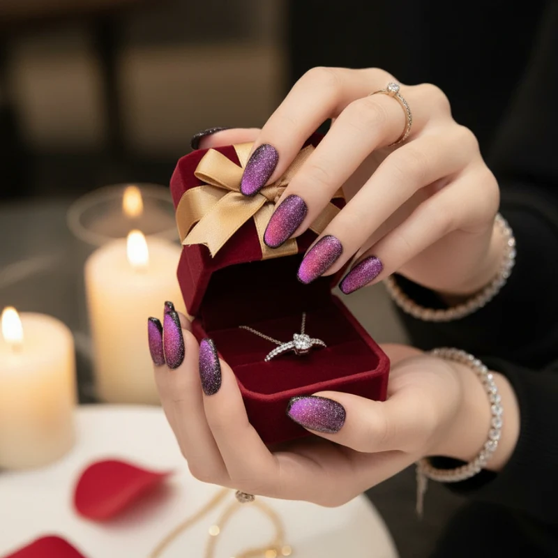 Handmade Reusable - Purple Royal Stardust - Image 3