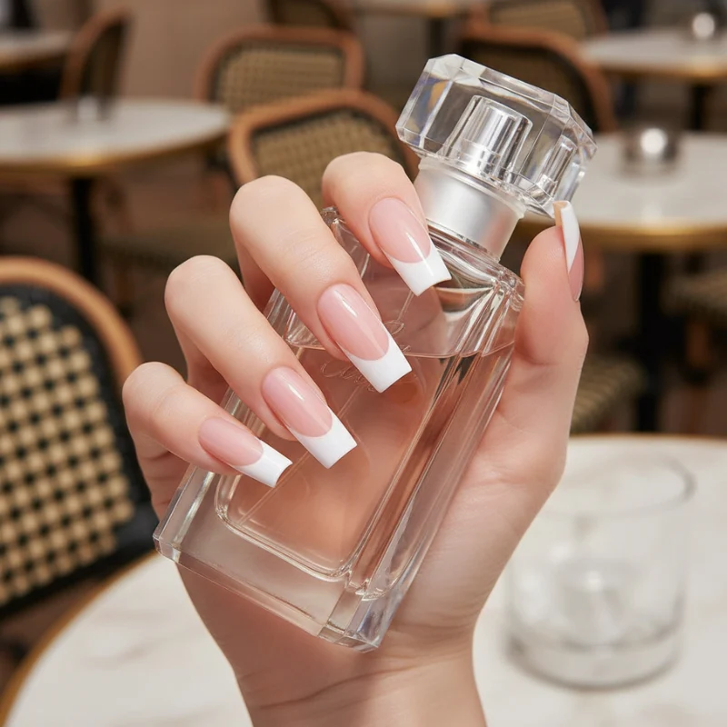 French Long Square Nails - 120 Nails Set - Image 4