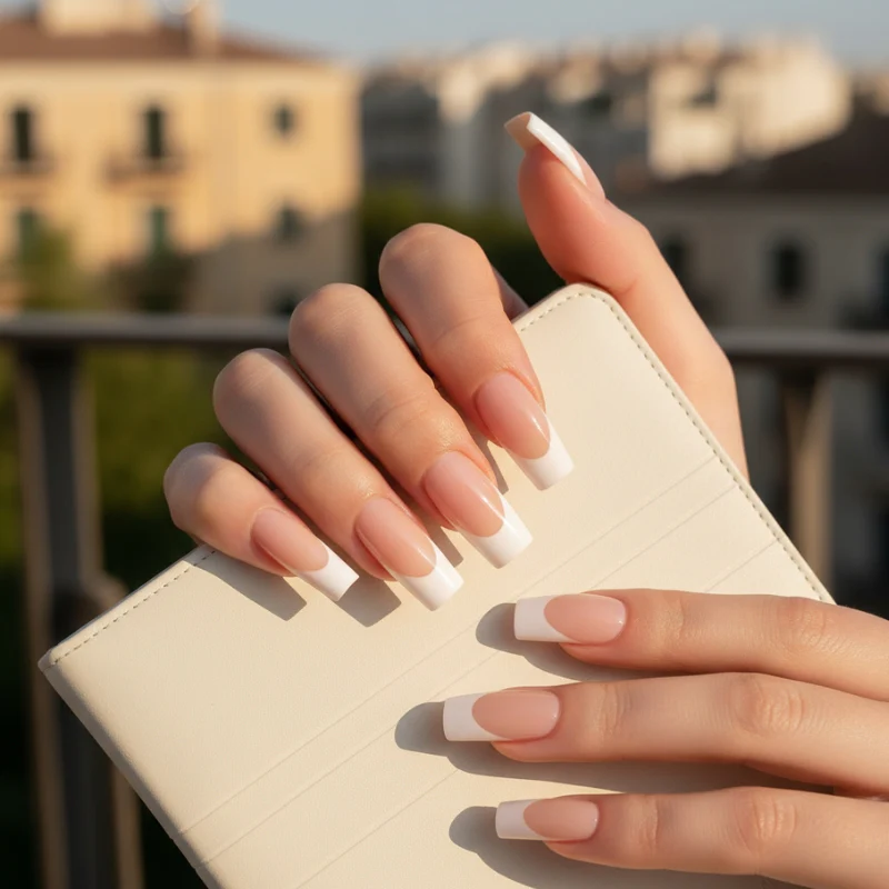 French Long Square Nails - 120 Nails Set - Image 7