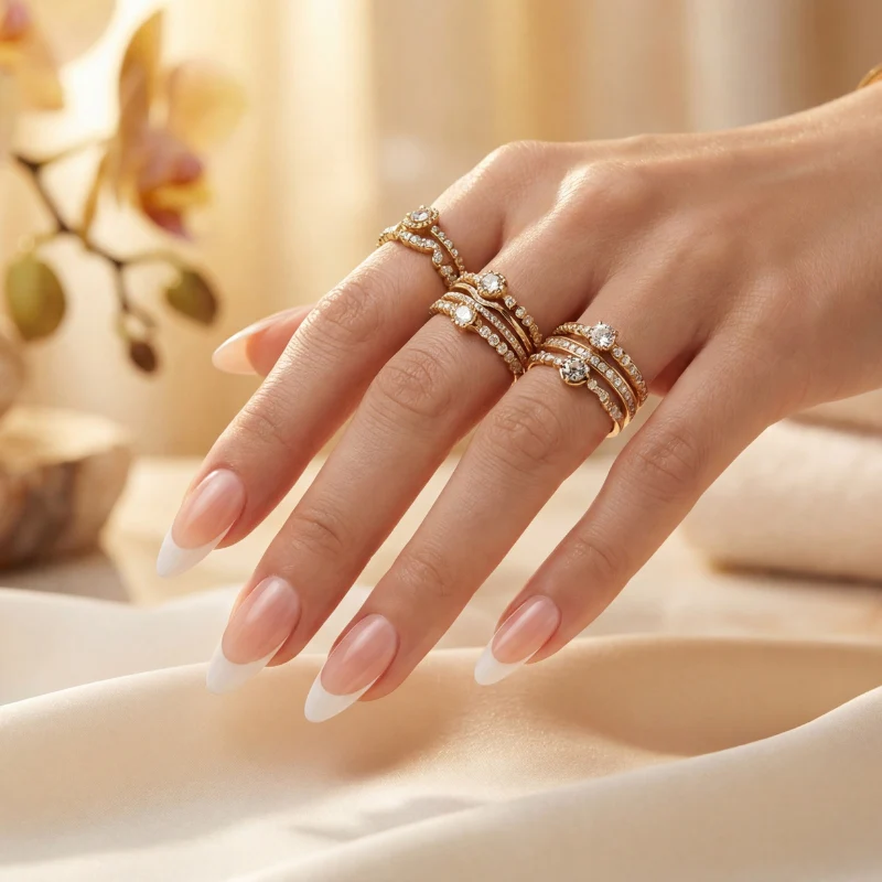 French Almond Nails – 30 Pieces for Salon-Quality Nails - Image 3