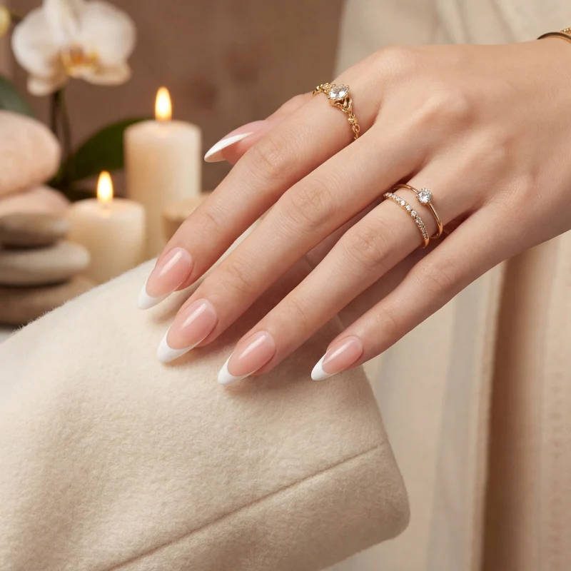 French Almond Nails – 30 Pieces for Salon-Quality Nails - Image 7