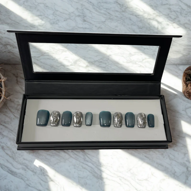 Handmade Reusable - Grayish Blue - Image 3