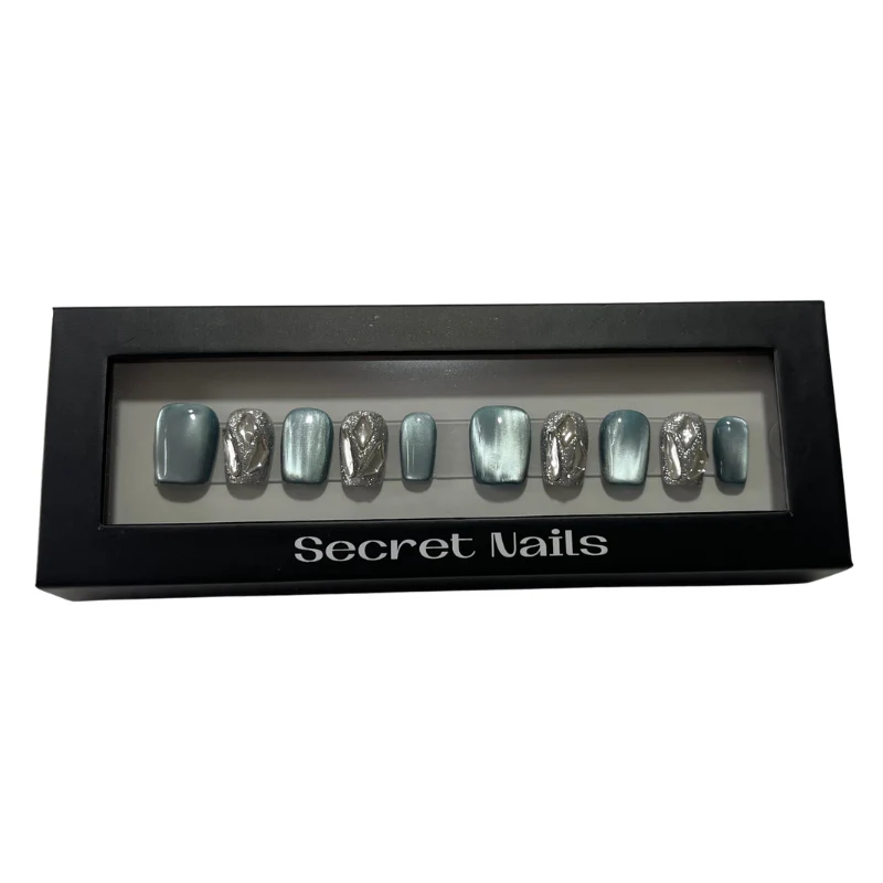 Handmade Reusable - Grayish Blue - Image 4